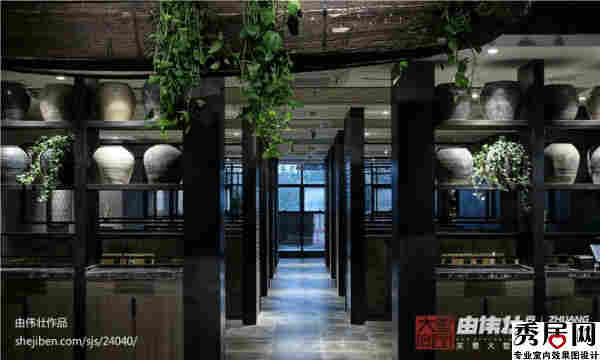 东南亚风情原生态复古魂俯古架竿桌造型装修效果图