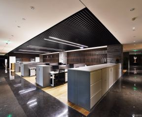 时尚办公室装修图 室内装修设计方案