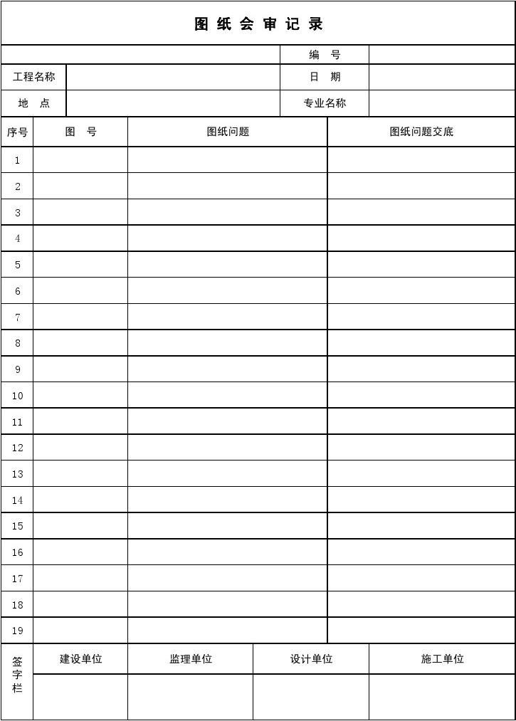 装修图纸会审问答表_干部档案专审表_健康问答表