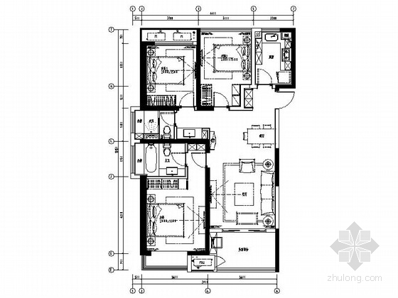 65平小户型装修施工图_30平小户型装修_40平小户型装修图片