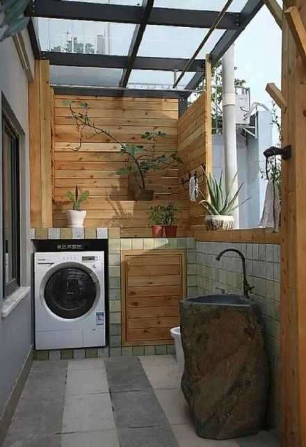 时尚洗衣池装修效果图_阳台自砌洗衣池图片_洗衣池与拖把池效果图