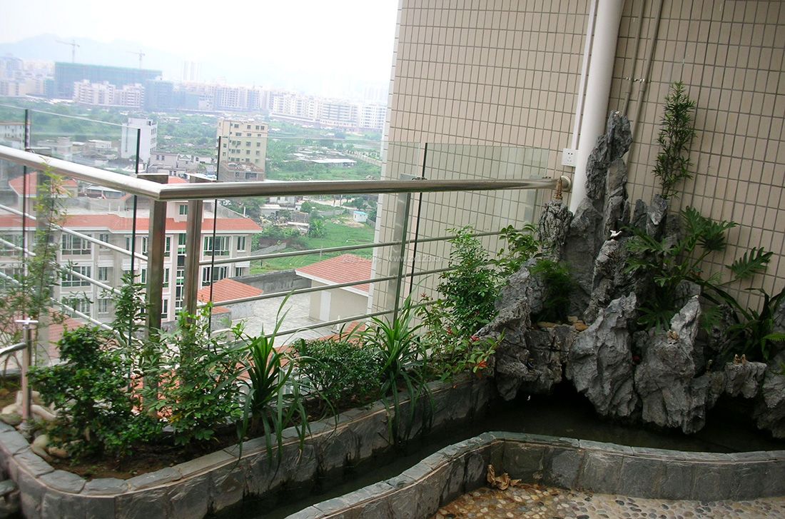 露台花园设计_3楼露台花园装修效果图_露台花园设计装修效果图