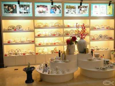 陶瓷茶具专妈计案例图 4款日本创意茶具实体店室内装修效果图