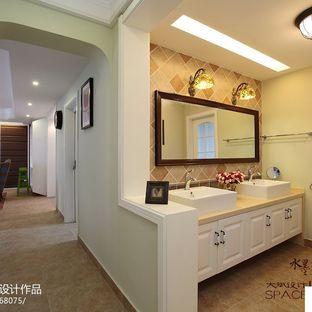 卫生间对着床装修设计效果图_榻榻米床装修效果_自助餐厅装修效果工业风图
