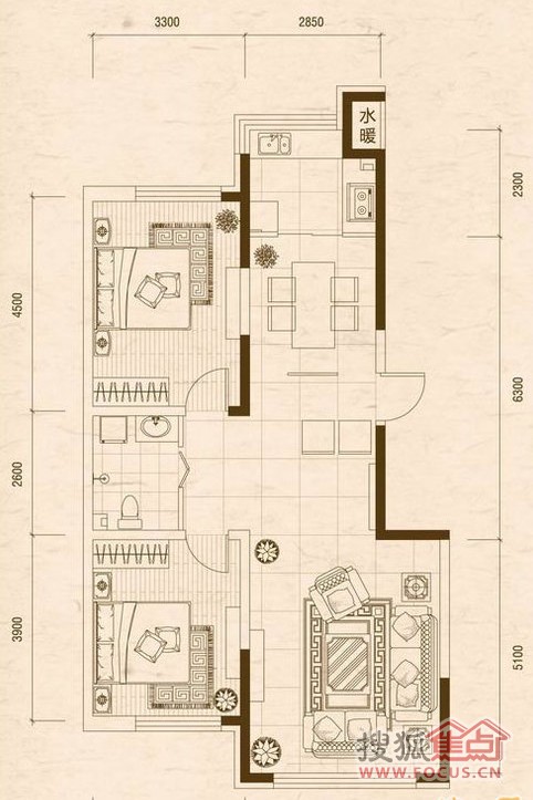佳兆业君汇上品109平方户型图_109平方米装修预算_装修价格预算90平方