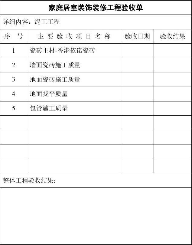 装修公司竣工验收单_消防验收竣工报告_竣工验收资料验收