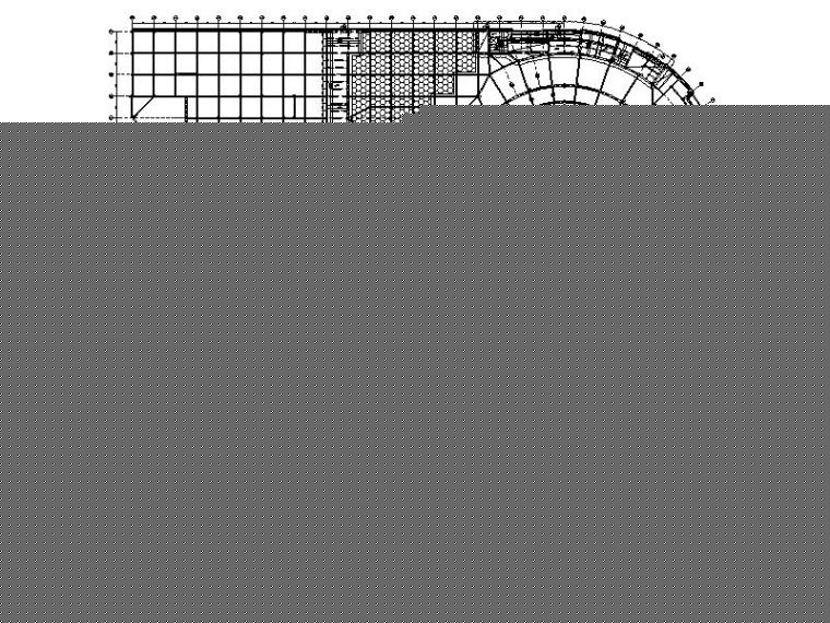 框剪结构游泳馆建筑结构施工图(索网钢屋盖)