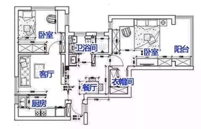 老房翻新装修效果图，小户型装修装出两室两厅鉴赏
