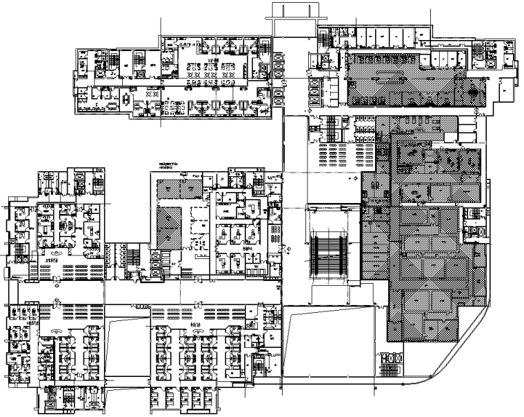 福建泉州滨海医院门诊楼及综合楼装修机电施工图