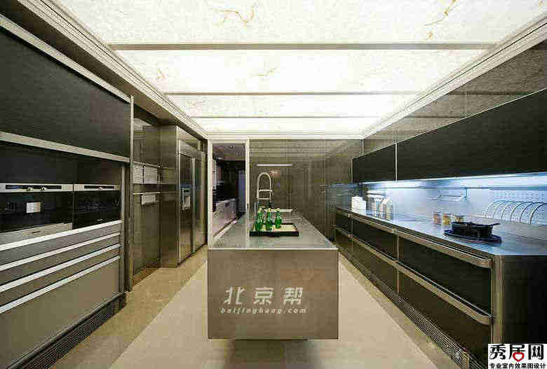 厨房不锈钢台面好吗 现代厨房不锈钢操作台高度装修效果图