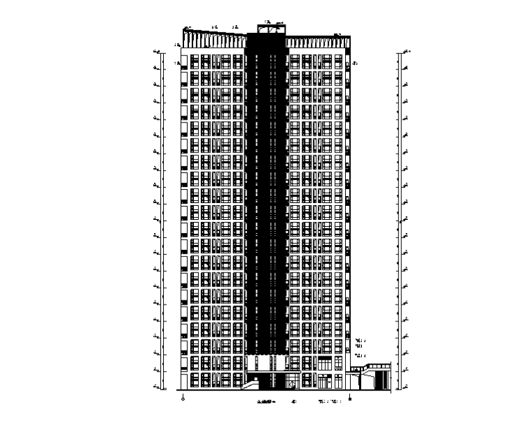 四川二十层商业综合体暖通施工图