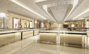  2019珠宝店展柜效果图 珠宝店装饰装修