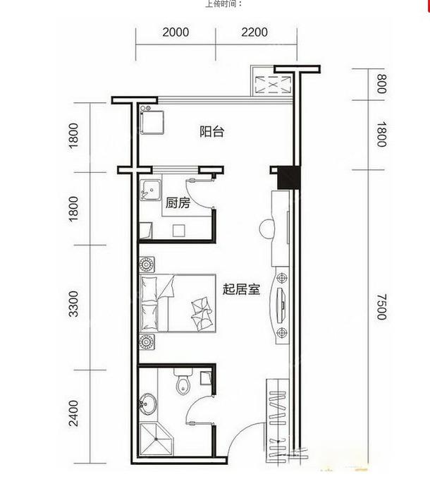 小户型酒店式公寓装修_小户型复式公寓装修效果图_长形小公寓装修设计