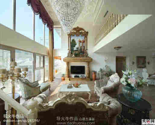 6套复古西班牙别墅风格客厅装修效果图 西班牙建筑风格别墅家具设计特点说明