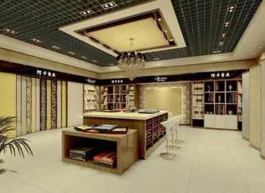 壁纸店装修效果图与效果图