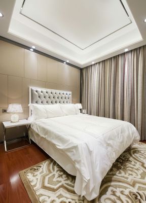 卧室窗帘装饰图 三居室卧室装修效果图