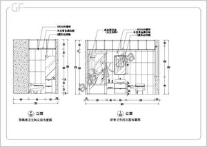 厦门市光明大厦每层套房装修施工cad图纸装修装饰dwg图纸