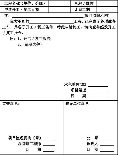 工序报验表_防火门施工报验资料_装饰装修施工工序报验