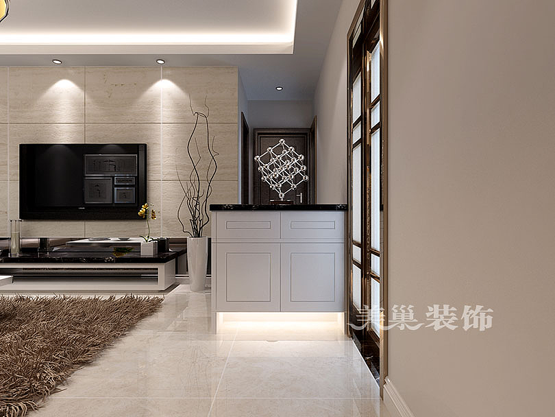 3室2厅1卫户型图装修_3室2厅1卫装修效果图_两室装修设计