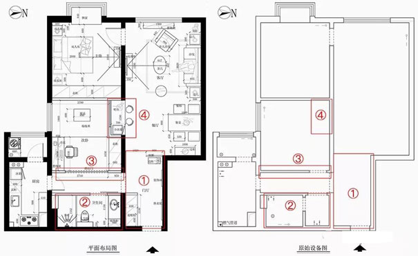 小户型装修户型图_小户型装修水电图_小户型厨卫装修收纳图