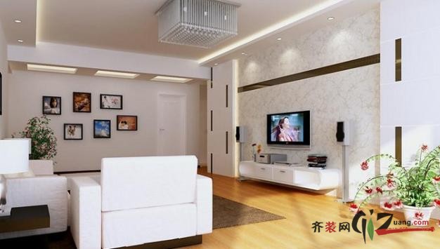 现代简约风格装修效果图客厅_现代简约两室风格装修效果图_装修现代简约风格效果图