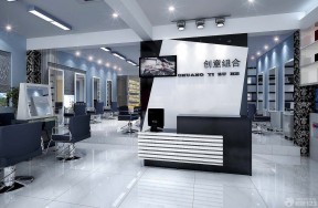 店面装修 理发店装修图