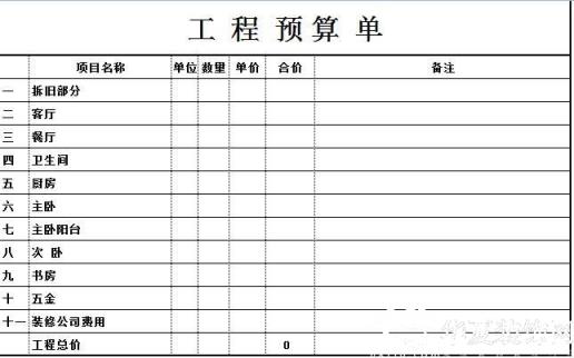 装修水电安装预算_装修 水电工程预算_装修图预算