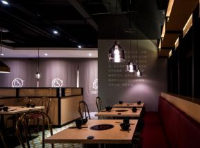 火锅店室内装修图 火锅店装修设计图 