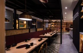 火锅店装修效果图 火锅店面装修 