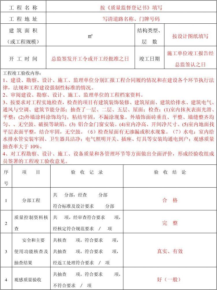 装修竣工验收意见书_工程项目竣工环保验收申请报告_项目竣工环境保护验收