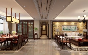 过道吊顶装修效果图 石膏板吊顶装修效果图片
