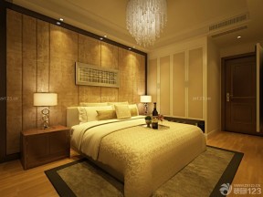 140平米三室一厅装修 大卧室装修效果图