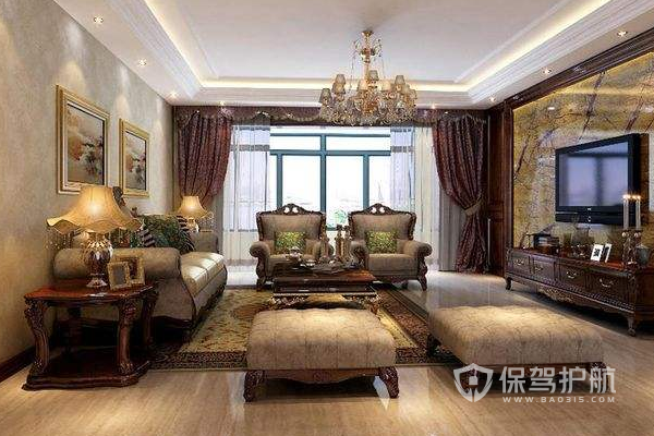 客厅吊顶效果图-保驾护航装修网