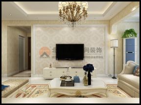欧式电视墙风格装修效果图_简欧风格装修图片 简欧装修效果图_美式风格客厅装修效果