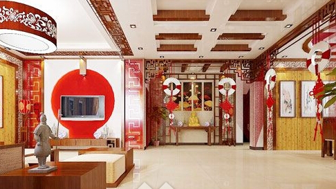 羊年新年家居盘栽摆放风