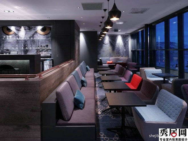 挪威西餐厅酒店装修效果图 挪威三文鱼海鲜酒店设计图片
