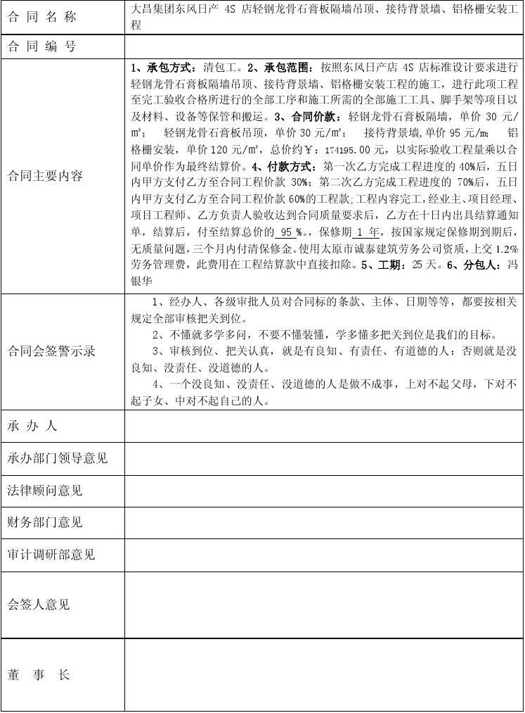 单价合同_固定单价合同和总价合同有什么区别_装修合同中：吊顶单价多少