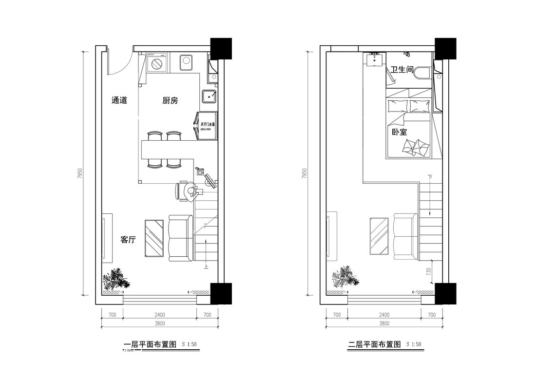 loft公寓户型图_loft公寓装修_loft公寓装修施工图