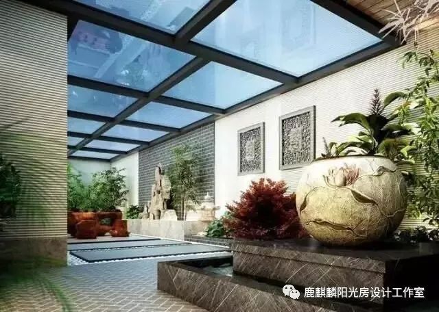 一楼装修防水采光_装修洗手间防水_地下室采光装修效果图