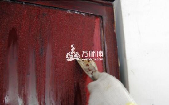 网购白色胚喷漆实木家具换色改色翻新方法案例