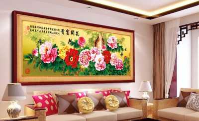 客厅挂什么十字绣好 适合客厅挂的十字绣图案新款大全