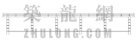 木质廊架施工图