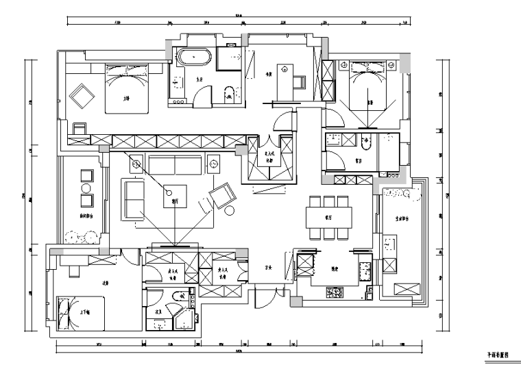 高级木质空间别墅设计施工图（附效果图）