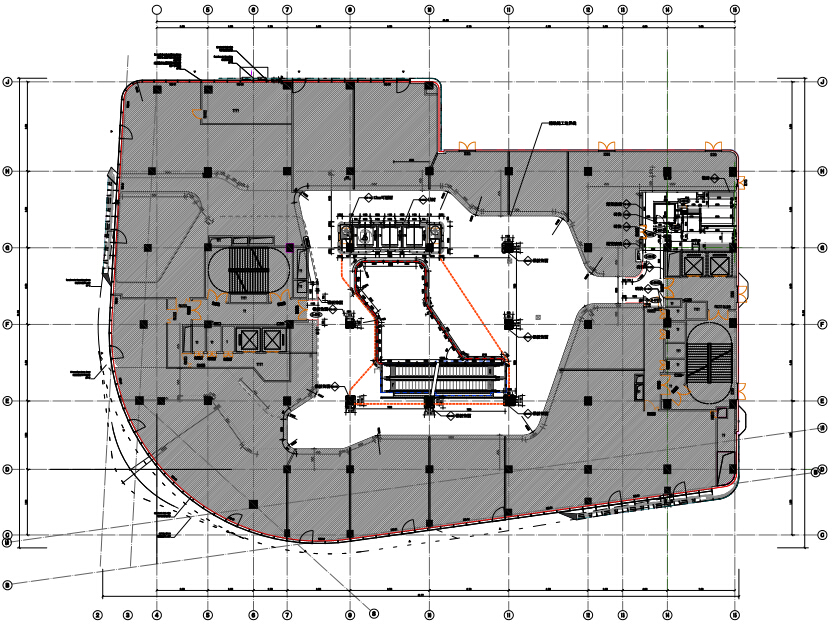 [上海]荷兰UNStudio-西康∙189弄购物中心(大自鸣钟广场)丨效果图+精装修施工图+机电图+标识
