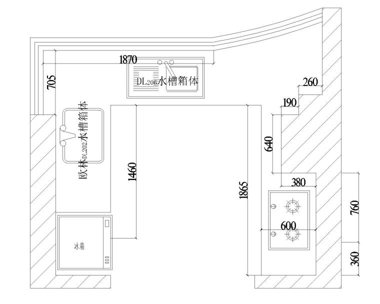 厨房装修效果图小户型简单装修_厨房卫生间吊顶施工工艺_厨房室内装修施工图